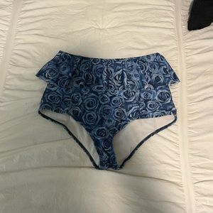 Kortni jeane high wasted peplum bottoms full coverage